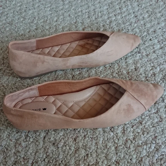 Birdies The Goldfinch ballet flats in a light blush suede size 7.5 - Picture 3 of 14